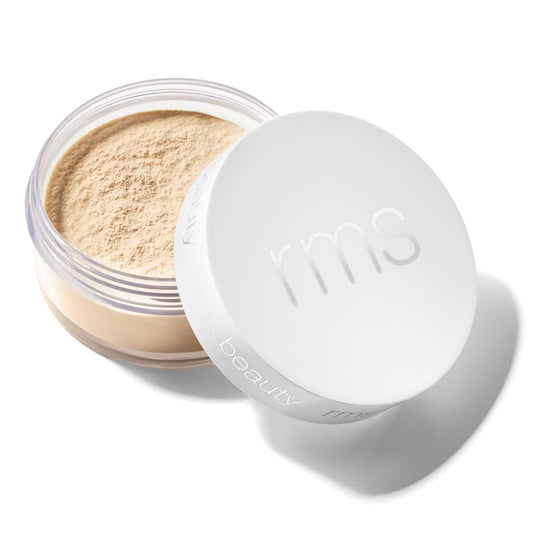RMS Beauty Hydra Setting Powder – Hydrating Translucent Loose Powder, Lightweight Matte Finish, Oil Control, Natural Radiance, Long-Lasting Makeup Lock, 0.21 oz