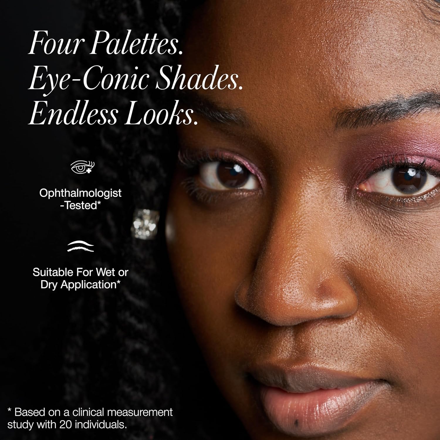 RMS Beauty Eyelights Eye Shadow Palette – Talc-Free Gel-to-Powder Eyeshadow – 4 Richly Pigmented Shades with Buriti Oil – Multi-Finish Matte, Satin & Metallic – 0.17 oz