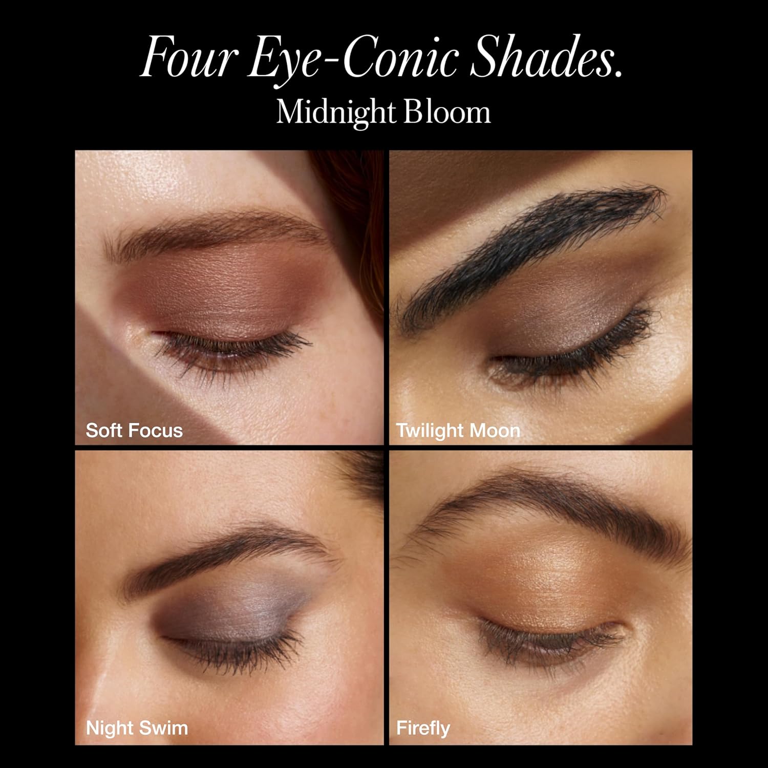 RMS Beauty Eyelights Eye Shadow Palette – Talc-Free Gel-to-Powder Eyeshadow – 4 Richly Pigmented Shades with Buriti Oil – Multi-Finish Matte, Satin & Metallic – 0.17 oz